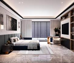 Spacious and well-furnished hostel room with comfortable beds and study tables